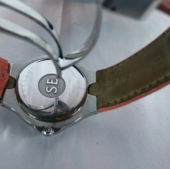 Movado Sports Edition Ladies Watch Sapphire/Lizard